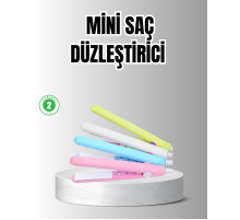 Taşınabilir Seramik Kaplama Mini Saç Düzleştirici – Seyahat ve Günlük Kullanım İçin İdeal