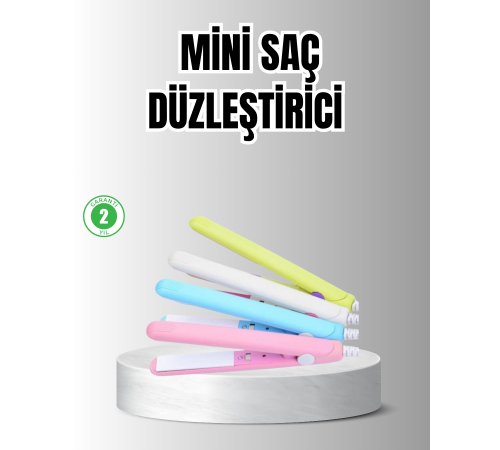 Taşınabilir Seramik Kaplama Mini Saç Düzleştirici – Seyahat ve Günlük Kullanım İçin İdeal