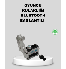 IPX5 Su Geçirmez Kablosuz Bluetooth Kulaklık – Powerbank Şarj Kutulu, Düşük Gecikmeli Oyun Modu