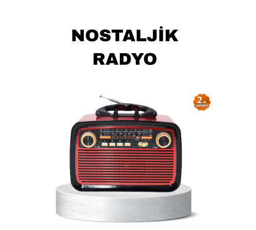 Bluetooth’lu LED Işıklı Nostaljik Müzik Kutusu – Ahşap Dokulu, Vintage Tasarım ve Yüksek Ses Kalitesi