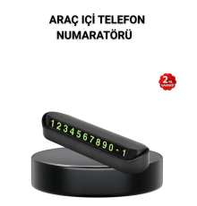 Alüminyum Kasa Gri Çevirmeli Araç İçi Telefon Numaratörü