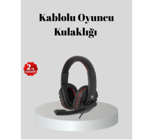 Stereo Ses Destekli Mikrofonlu  Kulaklık – Yumuşak Pedli