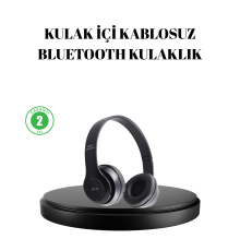Bluetooth 5.0 Kablosuz Kulaklık – Extra Bass, TF Kart Desteği, 3.5mm AUX Girişli