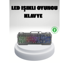 RGB Işıklı  Klavye Mouse Seti – Türkçe Q, Ayarlanabilir DPI, Ergonomik ve Dayanıklı Tasarım