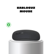 Kablosuz  Mouse –  Gelişmiş Optik Sensör, Profesyonel ve Oyun Kullanımına Uygun