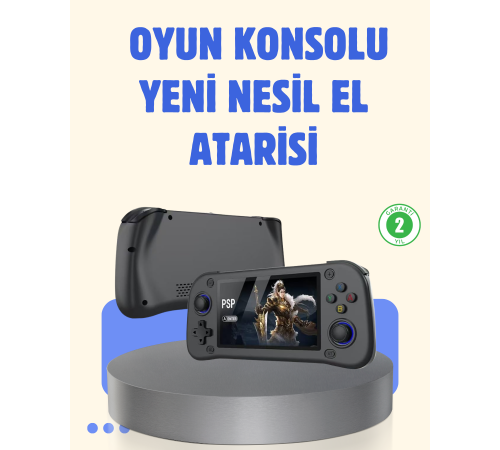 4.3 İnç IPS Ekranlı Taşınabilir Oyun Konsolu 64GB 10000 Oyun