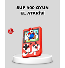SUP Retro El Konsolu – 500 Oyun, 2 lu, 3 İnç Ekran, Taşınabilir Şarjlı Atari