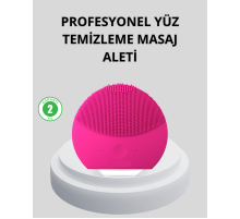 Şarjlı Su Geçirmez Yüz Temizleme ve Masaj Aleti – 3 Fonksiyonlu