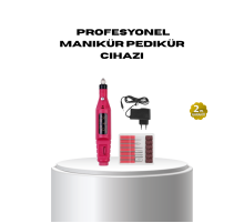 Profesyonel Tırnak Matkap Makinesi – USB Şarjlı, Ayarlanabilir Hız, Düşük Titreşimli ve Sessiz Çalışma