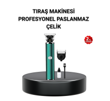 180 Dakika Kullanım Süreli Şarjlı Tıraş Makinesi – Hızlı Şarj, USB Girişli, Yüksek Kapasiteli