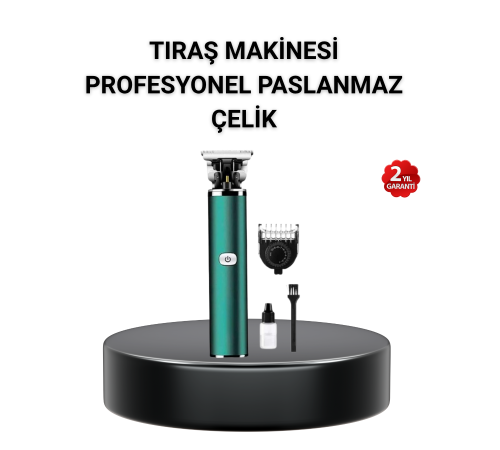 180 Dakika Kullanım Süreli Şarjlı Tıraş Makinesi – Hızlı Şarj, USB Girişli, Yüksek Kapasiteli