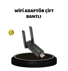 Dual Band USB WiFi Adaptör – 1200 Mbps Hız