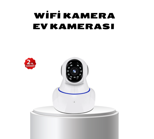 Full HD Akıllı IP Kamera – Gece Görüşlü, Hareket Sensörlü, Çift Yönlü Ses ve Online Kayıt Özellikli