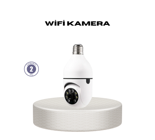 Akıllı Duy Kamera Uzaktan Kontrol ve Geniş Görüş Açılı