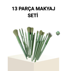 13’lü Profesyonel Makyaj Fırça Seti – Yumuşak Sentetik Kıllı, Tüm Cilt Tiplerine Uygun