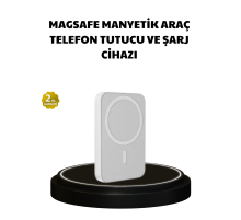 Manyetik Kablosuz Powerbank – iPhone 12/13/14/15 Uyumlu, Hızlı Şarjlı, Ultra Hafif