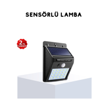 Solar Güneş Enerjili Hareket Sensörlü 4 Taraflı Bahçe Lambası – IP65 Su Geçirmez, 100 LED