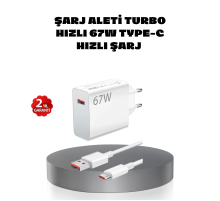 67W Turbo Type-C Hızlı Şarj Adaptörü – Akıllı Koruma Çipli, Hızlı Şarj Destekli