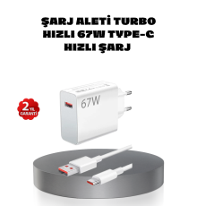 67W Turbo Type-C Hızlı Şarj Adaptörü – Akıllı Koruma Çipli, Hızlı Şarj Destekli