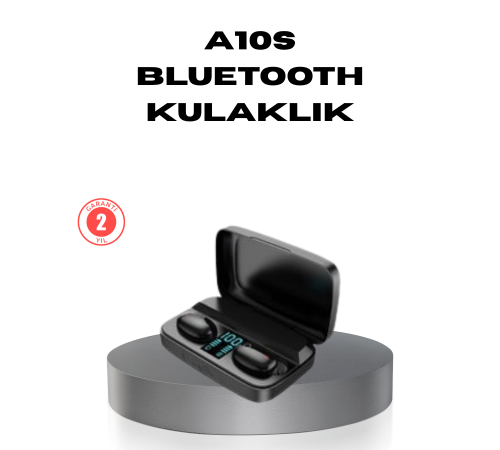 A10s TWS Bluetooth 5.0 Kulaklık – Powerbank’li Şarj Kutusu, Dokunmatik Kontrol, Gerçek Stereo