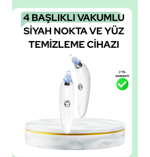 Gözenek Açıcı Buhar Etkili Vakumlu Siyah Nokta Temizleyici – Farklı Cilt Tiplerine Uygun