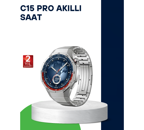 Nabız Ölçerli Suya Dayanıklı Akıllı Saat