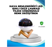 Gece lambası özellikli taşınabilir nemlendirici ve aromaterapi cihazı USB girişli