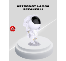 Astronot Yıldız Projeksiyon Lambası 8 Efektli Uzaktan Kumandalı Gece Işığı