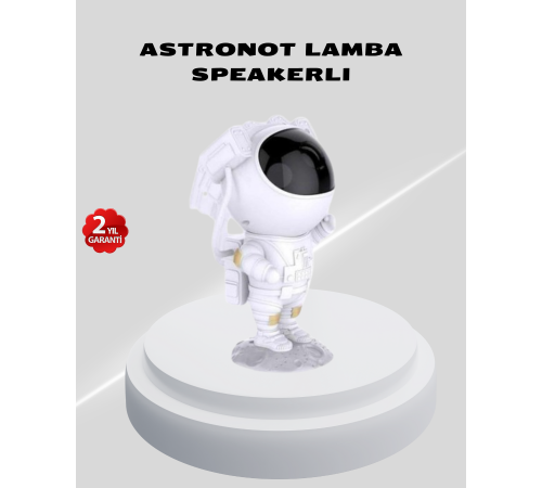 Astronot Yıldız Projeksiyon Lambası 8 Efektli Uzaktan Kumandalı Gece Işığı