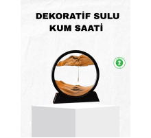Dekoratif Kum Saati – Şık Masa Üstü Aksesuar, Dayanıklı Malzeme, Modern ve Klasik Tasarım