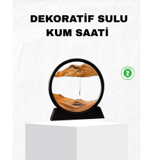 Dekoratif Kum Saati – Şık Masa Üstü Aksesuar, Dayanıklı Malzeme, Modern ve Klasik Tasarım