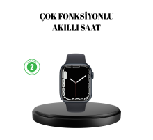 1.9 İnç Akıllı Saat – Bluetooth 5.0, Kablosuz Şarjlı, IP68 Su Geçirmez Akıllı Saat