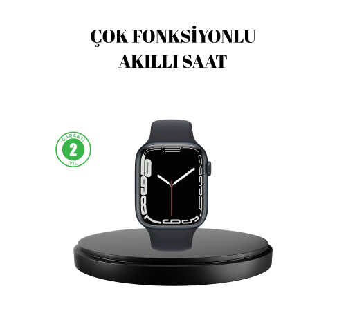 1.9 İnç Akıllı Saat – Bluetooth 5.0, Kablosuz Şarjlı, IP68 Su Geçirmez Akıllı Saat