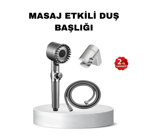 Yeni Nesil Masaj Uçlu Duş Başlığı – Cilt Rahatlatıcı ve Kas Gevşetici Spa Deneyimi