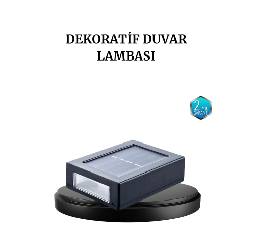 6 LED Güneş Enerjili Sensörlü Lamba – Akıllı Işık Sensörlü, Enerji Tasarruflu Bahçe Aydınlatma