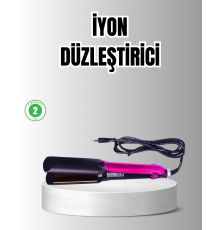 Profesyonel İyon Teknolojili Saç Düzleştirici – 220°C Hızlı Isınma ve LED Ekranlı Tasarım