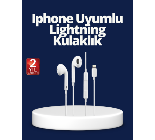 Yüksek Ses Kaliteli Mikrofonlu Kablolu Kulak İçi Kulaklık