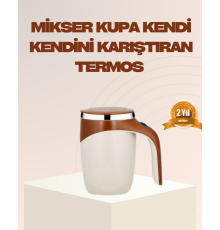 USB Şarjlı Manyetik Karıştırıcı Kupa – Otomatik Kahve Karıştırma Bardağı
