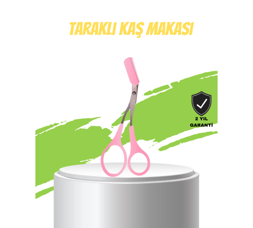 Taraklı Kaş Düzeltme Makası – Hassas Şekillendirme ve Kolay Kullanım