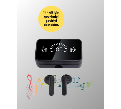 Bluetooth 5.1 Destekli  bluetooth kulaklık – ANC ve Stereo Sesli