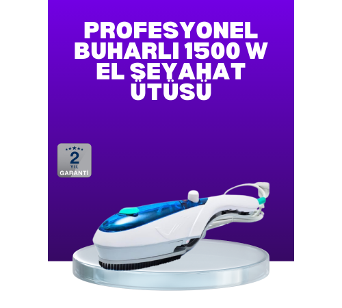 Buharlı Pratik Ütü Seyahat Tipi Kırışıklık Giderici