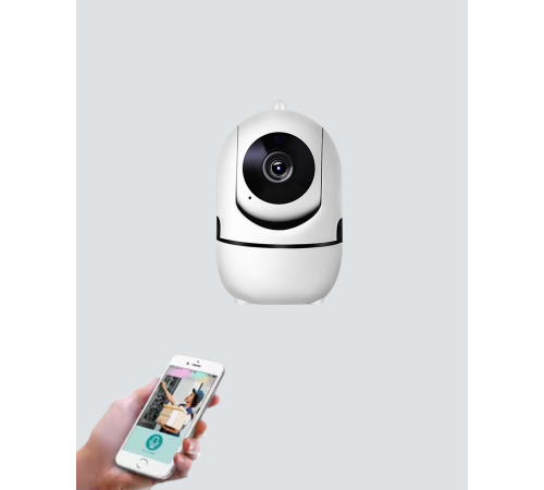 Akıllı Kontrol ve Hareket Takipli 1080P Kablosuz Güvenlik Kamerası – Gece Görüşlü ve İki Yönlü Sesli