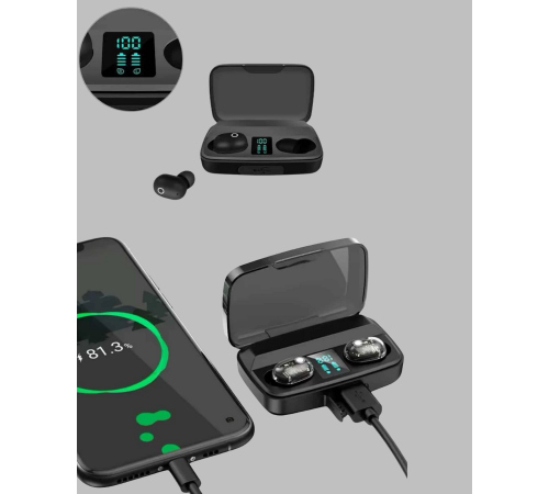 Bluetooth V5.0 Teknolojili Parmak Dokunmatik Kontrol Kulaklık Seti