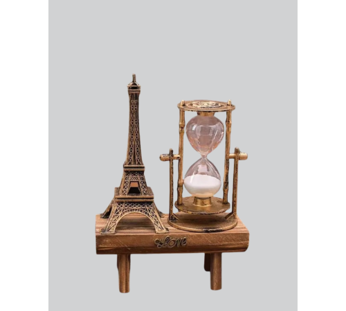 Masa Üstü Ahşap Kum Saati – Dekoratif, Dayanıklı ve Şık