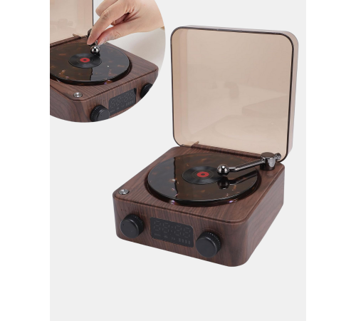 Dekoratif Gece Işıklı Bluetooth Hoparlör – Saatli Tasarım