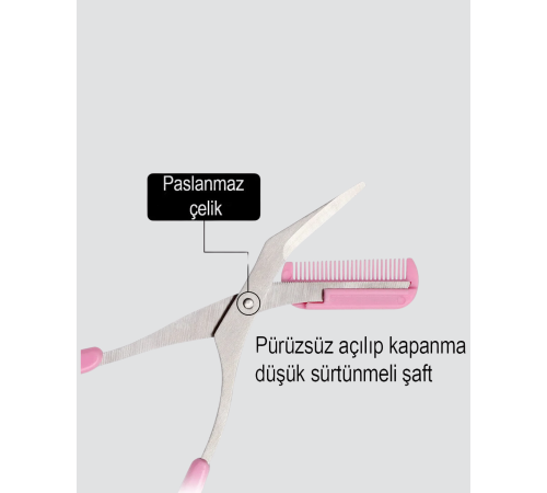 Kaş Düzeltme Makası Taraklı – Profesyonel ve Pratik Kaş Bakımı