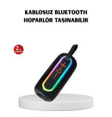 Kablosuz Hoparlör – Bluetooth 5.1, Güçlü Bas ve 10 Metre Menzil