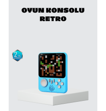 666 Oyunlu Retro Mini Oyun Konsolu – 3.5" LCD Ekran ve Çift Kişilik Oyun