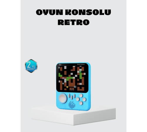 666 Oyunlu Retro Mini Oyun Konsolu – 3.5" LCD Ekran ve Çift Kişilik Oyun