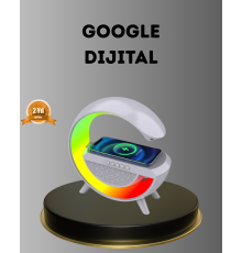 Bluetooth 5.0 Hoparlör – Kablosuz Şarj, RGB Gece Lambası ve FM Radyo